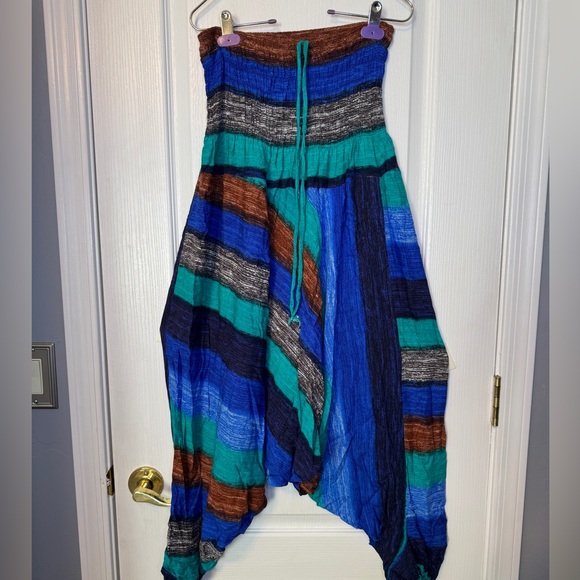 Harem Pants Two in one Multicolor- One Size fits most - Picture 1 of 3
